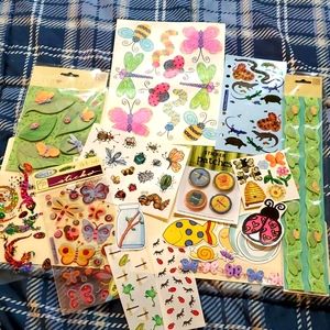 💥Sticker Bundle and Die-Cuts Bugs Scrapbooking Stickers